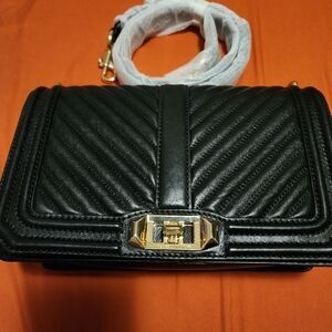 Rebecca minkoff Black Quilted Leather Bag